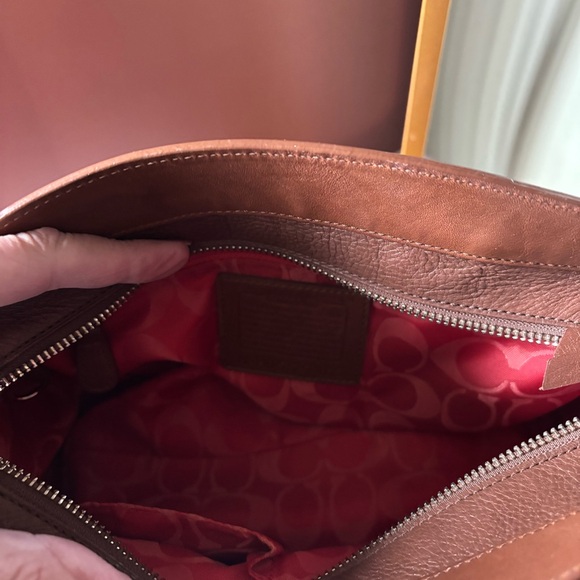 COACH VERY RARE Hamilton Kelly satchel in cognac, #7465 EUC - Picture 3 of 8